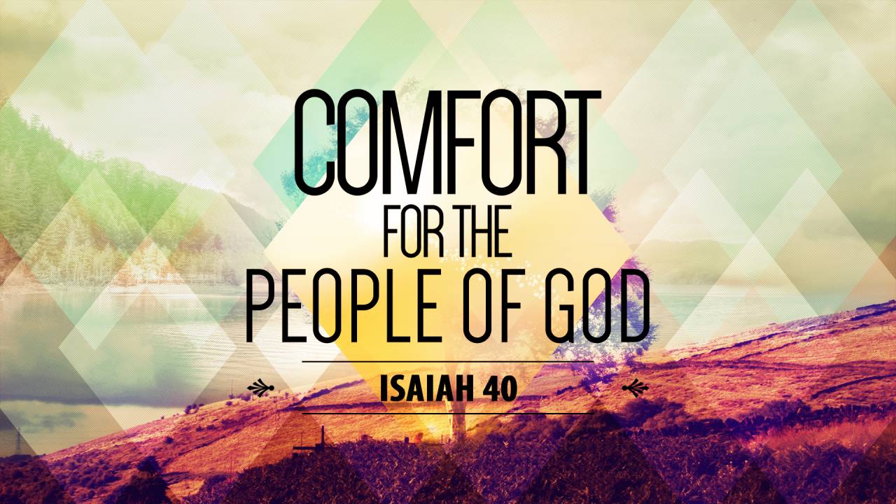 Comfort for the People of God – Bible Baptist Church